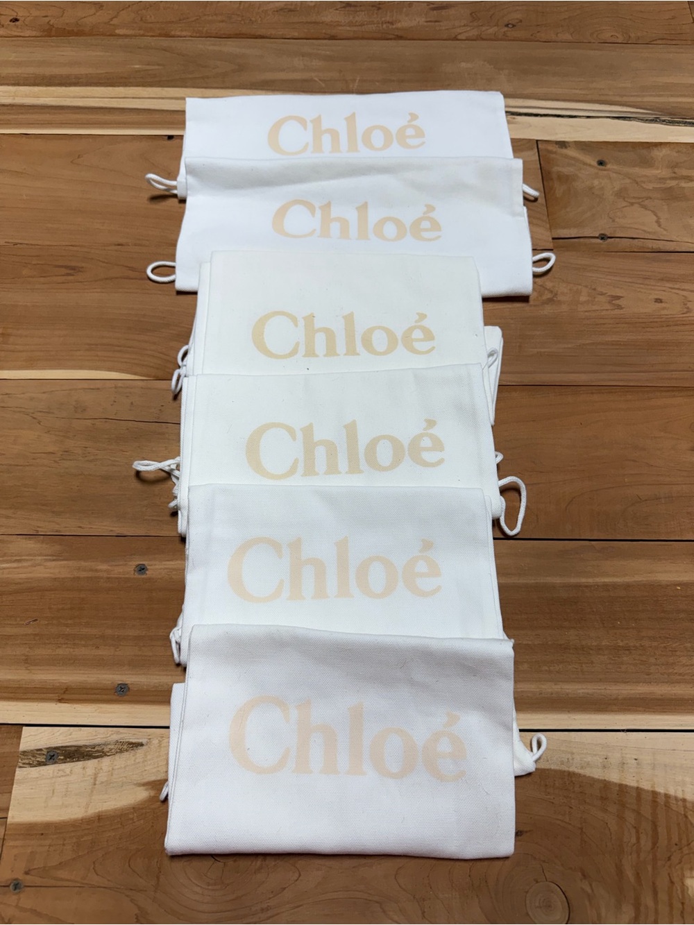 Chloé Authentic Dust Bag Bundle – Lot of 6 Various Sizes